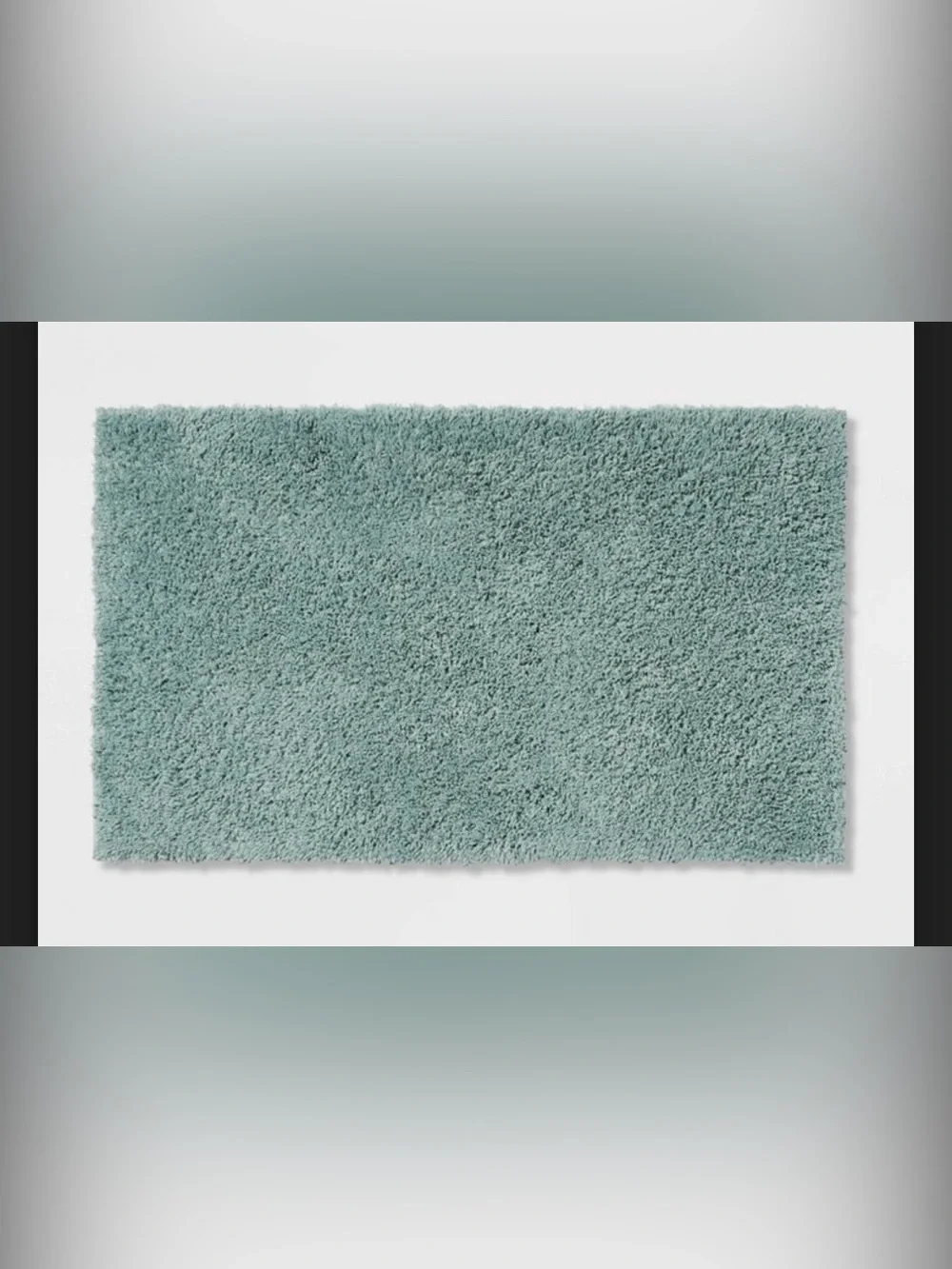 Brand New Plush Aqua Bath Rug